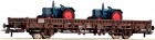 67027 Roco Flat car loaded with tractors